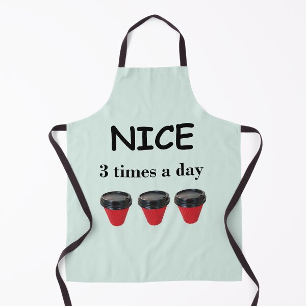 Item preview, Nice 3 Times a Day After Takeaway Coffee designed and sold by Glenys Grob.