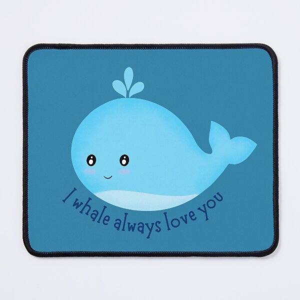 Item preview, I Whale Always Love You - Cute Kawaii Whale designed and sold by Orchyd.