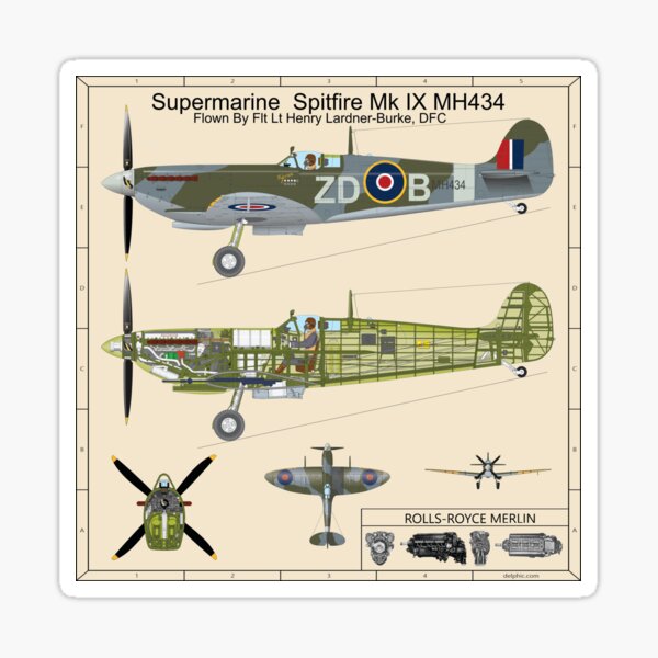 Vista previa del artículo con la obra «Corte de Spitfire», diseñado y vendido por delphicfineart.