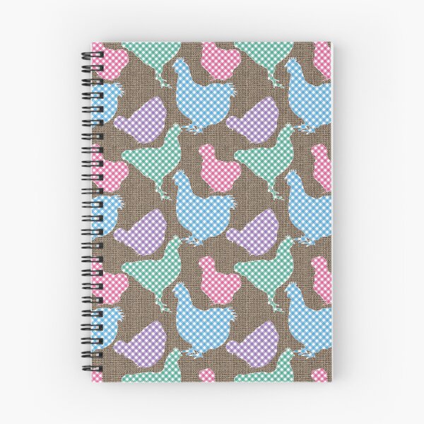 Item preview, Easter Plaid Chickens on Burlap designed and sold by StandoutSilkies.
