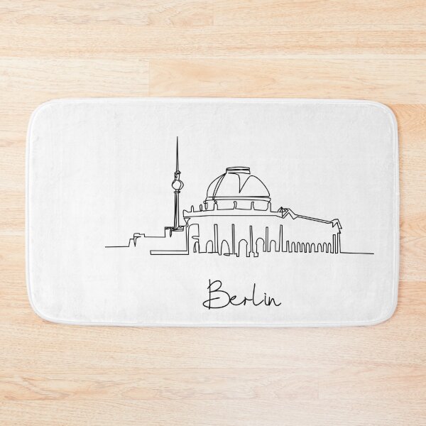 Item preview, Berlin's Museum Island in continues line drawing designed and sold by naserahmad.