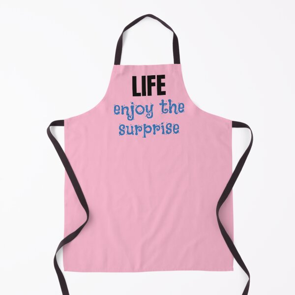 Item preview, Enjoy the Surprise - Blue and Black on Pink designed and sold by KeksWorkroom.
