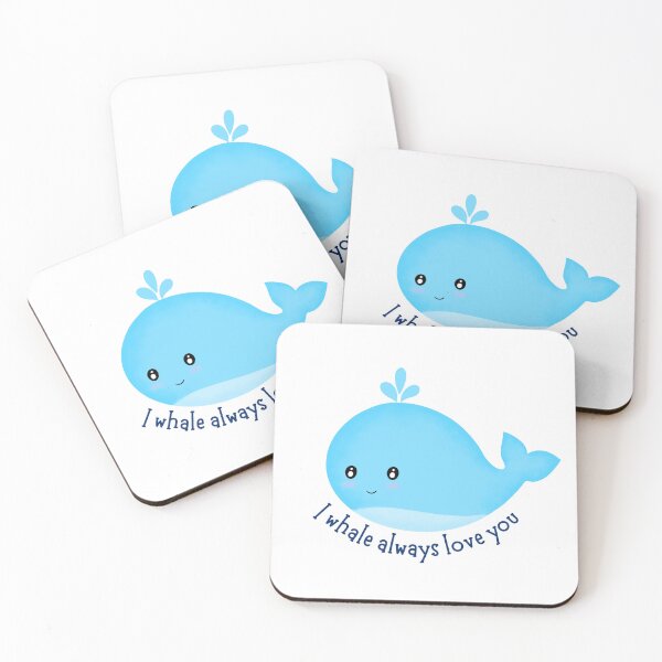 Item preview, I Whale Always Love You - Cute Kawaii Whale designed and sold by Orchyd.