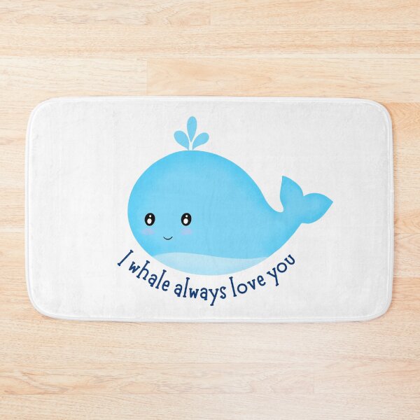 Item preview, I Whale Always Love You - Cute Kawaii Whale designed and sold by Orchyd.