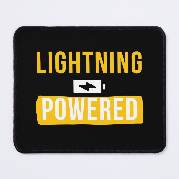 Item preview, Lightning Powered Tesla Battery Charged Fully Electric Vehicle Humor designed and sold by EllConApparel.