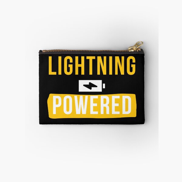 Item preview, Lightning Powered Tesla Battery Charged Fully Electric Vehicle Humor designed and sold by EllConApparel.