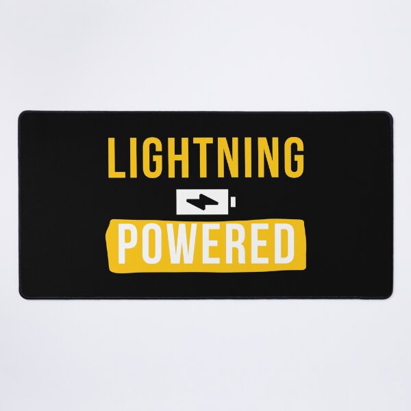 Item preview, Lightning Powered Tesla Battery Charged Fully Electric Vehicle Humor designed and sold by EllConApparel.