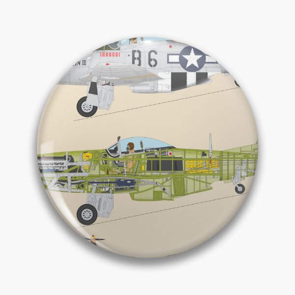 Item preview, P-51 Mustang designed and sold by delphicfineart.