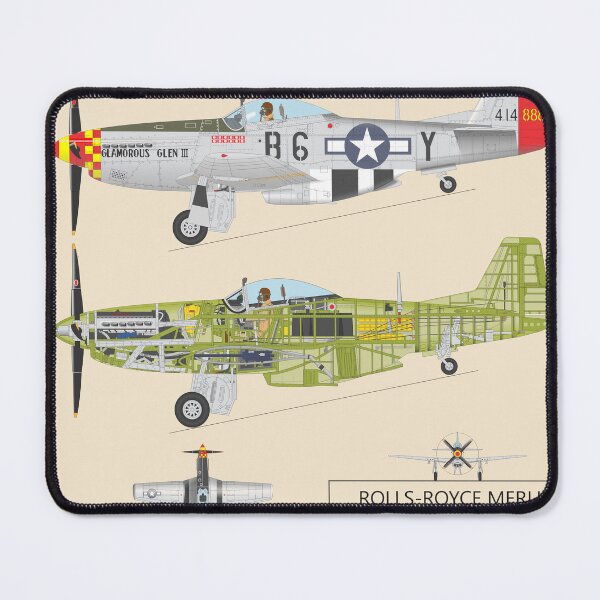 Item preview, P-51 Mustang designed and sold by delphicfineart.