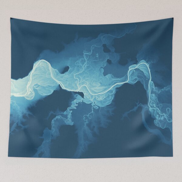 Item preview, Willamette Channels 10-year Anniversary—Powder Blue designed and sold by GeoCoe.