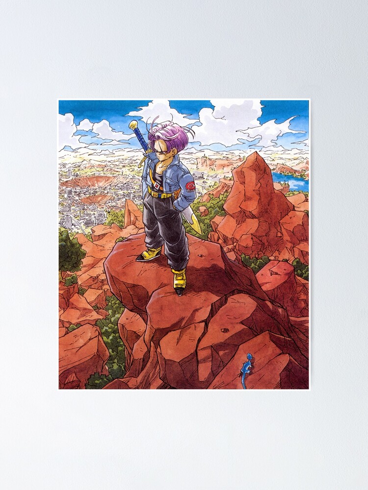 Future Trunks Dragon Ball Fine Art Anime Poster for Sale by