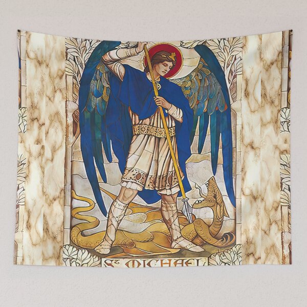 Item preview, St MIchael the Archangel Angel Saint  designed and sold by hispanicworld.