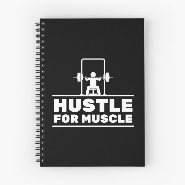 Item preview, Hustle For Muscle Gym Workout Gains Lifting Saying designed and sold by EllConApparel.