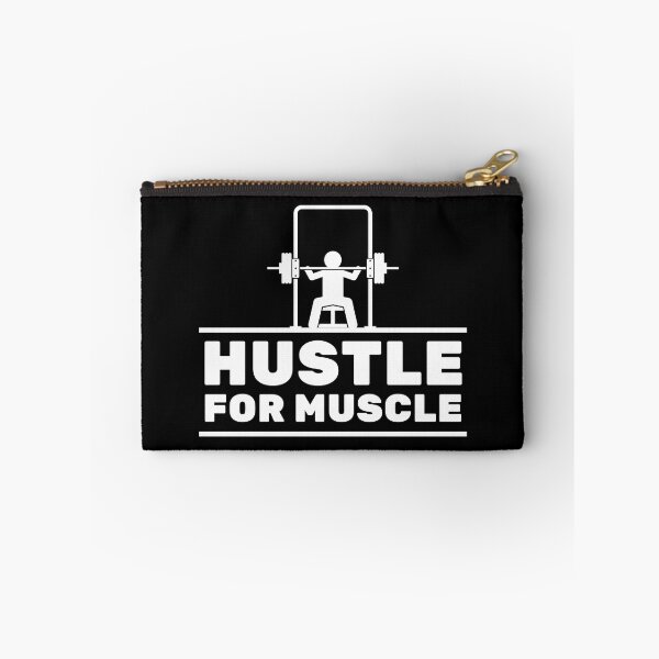 Item preview, Hustle For Muscle Gym Workout Gains Lifting Saying designed and sold by EllConApparel.