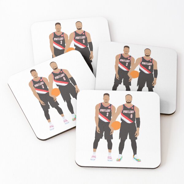 Item preview, Portland Blazers Damian Lillard & CJ McCollum designed and sold by glosha.