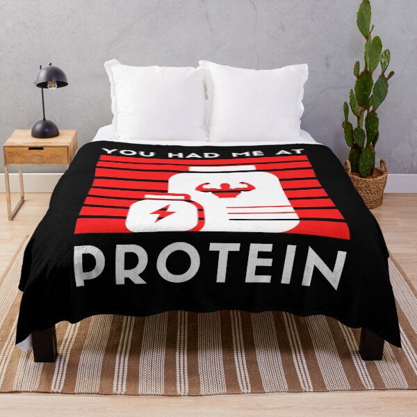 Item preview, You Had Me At Protein Powder Scoops Preworkout Funny Saying designed and sold by EllConApparel.