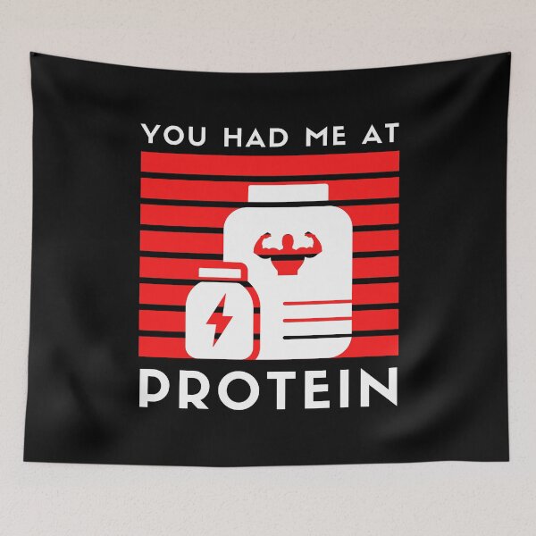 Item preview, You Had Me At Protein Powder Scoops Preworkout Funny Saying designed and sold by EllConApparel.