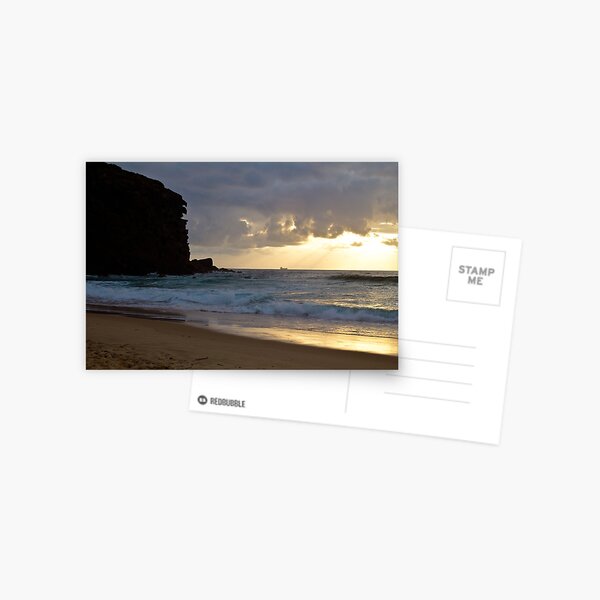 Redhead beach, Lake Macquarie at sunrise Postcard