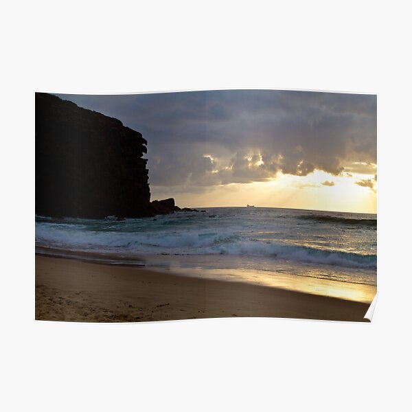 Redhead beach, Lake Macquarie at sunrise Poster