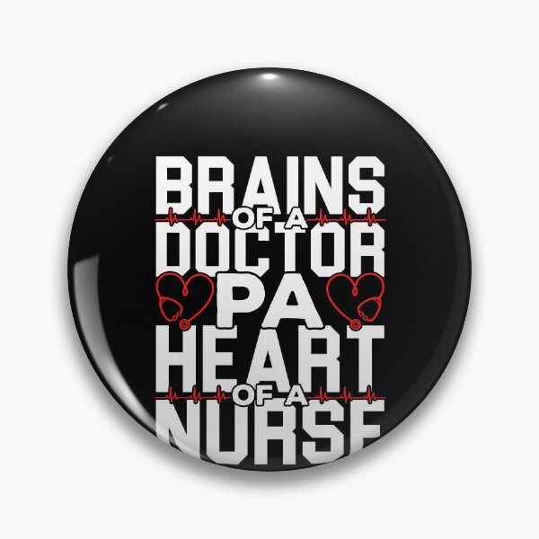 Artikelvorschau, Gehirne eines Arztes PA Herz einer Krankenschwester Shirt, PA Shirt, Arzt Shirt, Medical School Shirt, Arzt Geschenk, lustiger Arzt Assistent entworfen und verkauft von aymob.