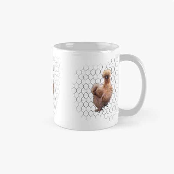 Aperçu de l'œuvre Silkie Bantam Poule Poule Fil Transparent BG créée et vendue par StandoutSilkies.