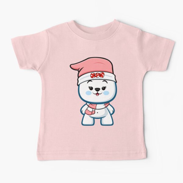 Polar Bear Girl - Christmas Kawaii Baby T-Shirt