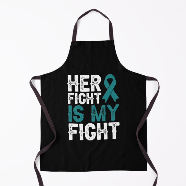 Item preview, Her Fight Is My Fight Shirt, Ovarian Cancer Shirt, Ovarian Cancer Awareness Shirt, Ovarian Cancer Survivor Shirt, Ovarian Cancer Support designed and sold by aymob.