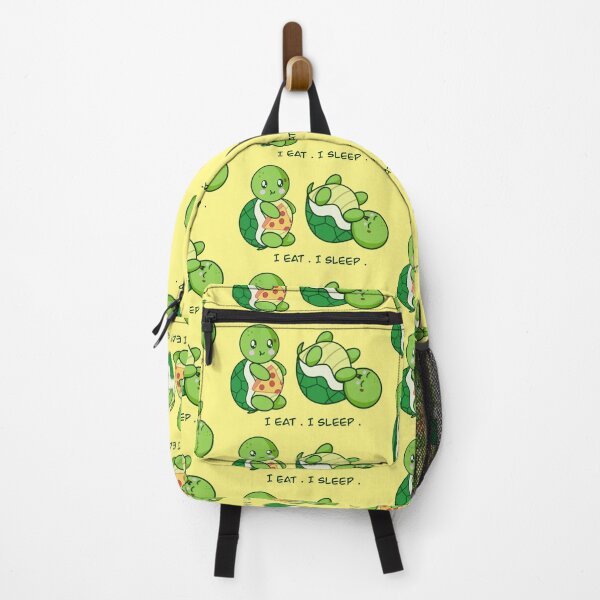Item preview, I eat and I sleep Kawaii cute turtle designed and sold by SharSquaredArt.