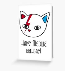 Meowie Birthday Greeting Card