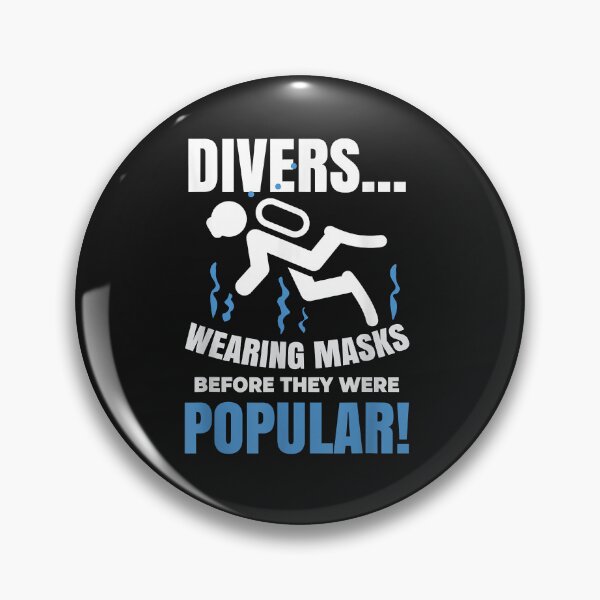 Artikelvorschau, Funny Scuba Diving Mask Pun Shirt for Scuba Diver entworfen und verkauft von AdrienDierckx.