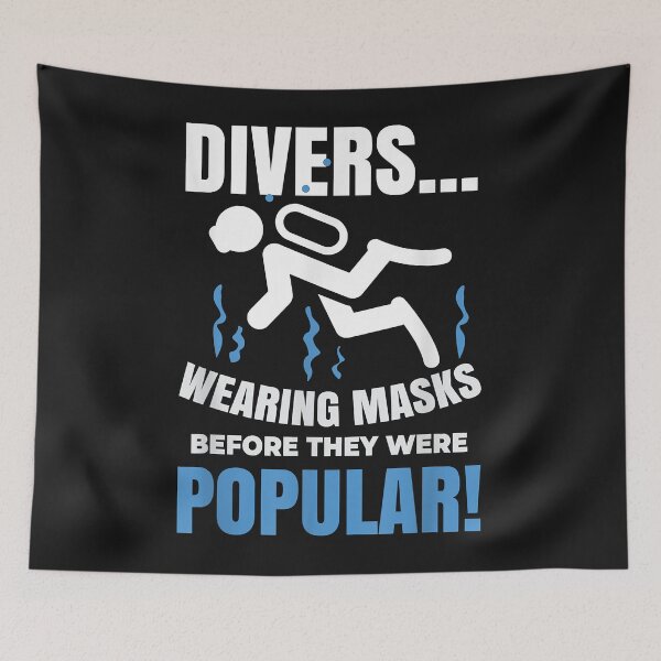 Item preview, Funny Scuba Diving Mask Pun Shirt for Scuba Diver designed and sold by AdrienDierckx.