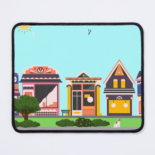 Item preview, A Pretty Street- Cat say hey designed and sold by Fatimah Sheikh.