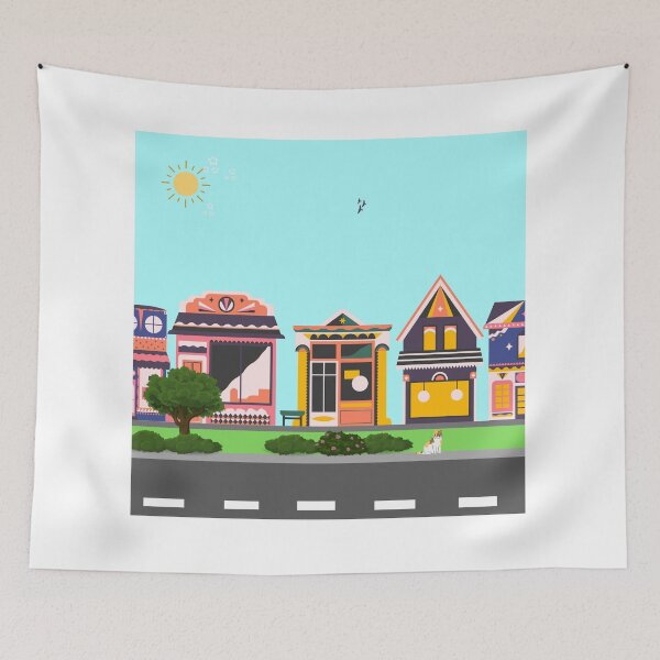 Item preview, A Pretty Street- Cat say hey designed and sold by Fatimah Sheikh.