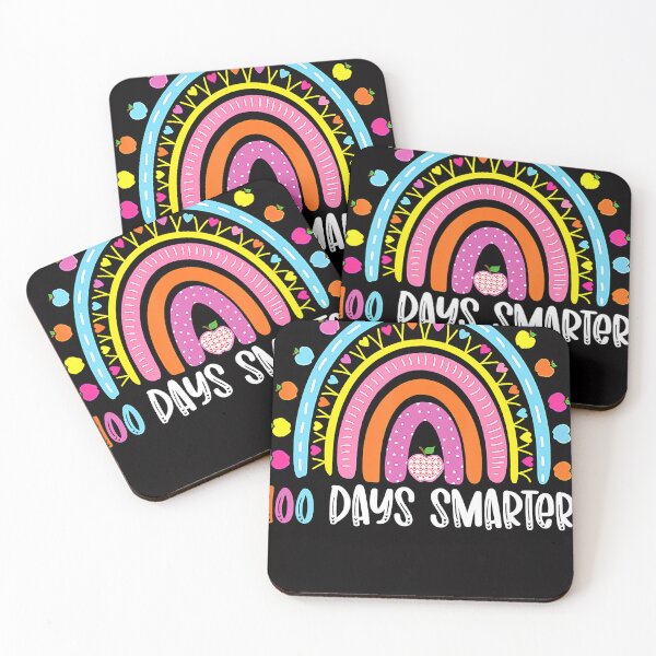 Item preview, 100 Days Smarter 100 Days Of School Rainbow Teachers Kids designed and sold by JasonButki.