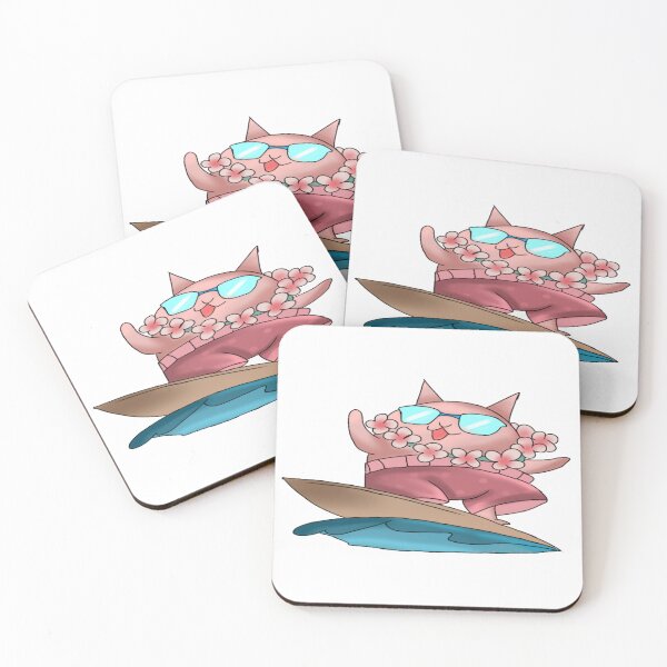 Item preview, Surfing battle cats  designed and sold by Puchi Evans.