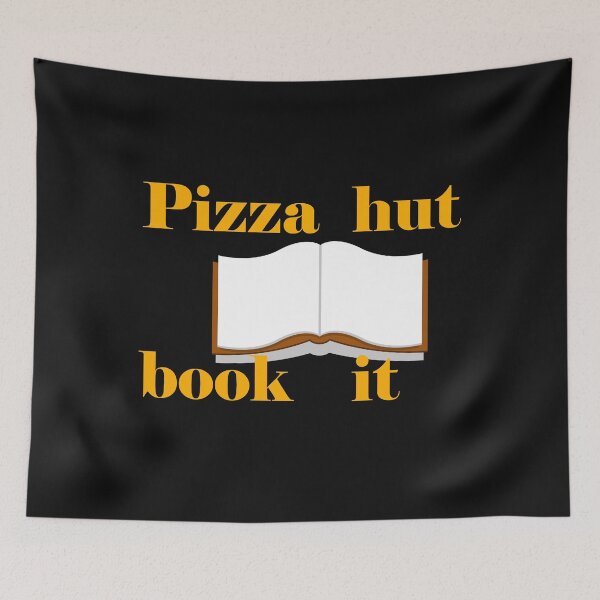 Item preview, Pizza Hut Book It - Book it! design from the 80s. Vector art, extremely clear. Enjoy! designed and sold by Deylinashop.