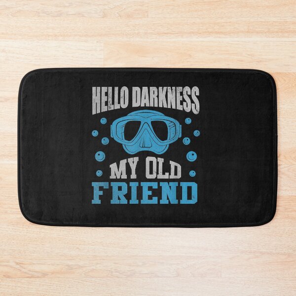 Item preview, Hello Darkness My Old Friend Diving Dive School Scuba Diver designed and sold by AdrienDierckx.