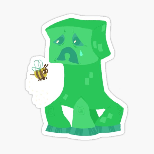 Minecraft's Two-Faced Creeper: Free PNG Sticker