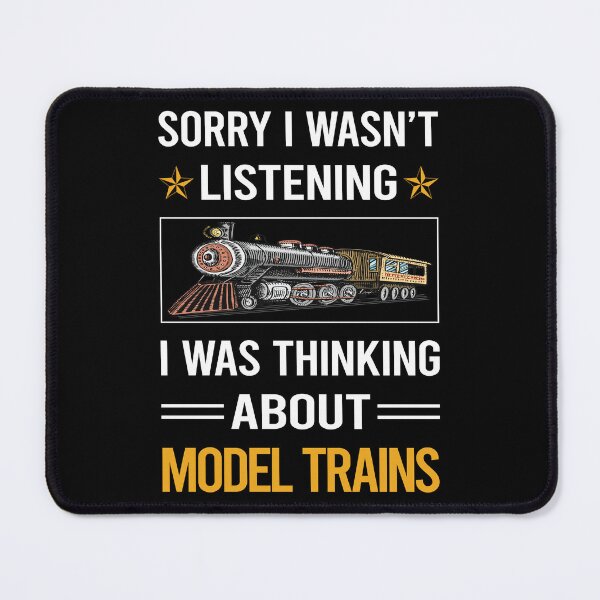 Item preview, Funny Listening Model Train Trains Railroad Railway designed and sold by fatherbarliman.