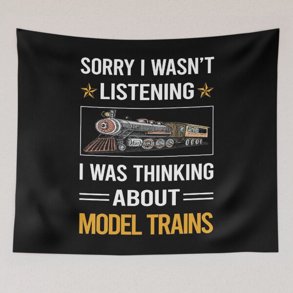 Item preview, Funny Listening Model Train Trains Railroad Railway designed and sold by fatherbarliman.