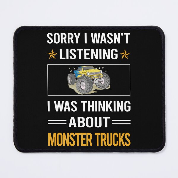 Item preview, Funny Listening Monster Truck Trucks designed and sold by fatherbarliman.
