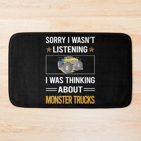 Item preview, Funny Listening Monster Truck Trucks designed and sold by fatherbarliman.