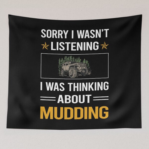 Item preview, Funny Listening Mudding Mud Bogging designed and sold by fatherbarliman.