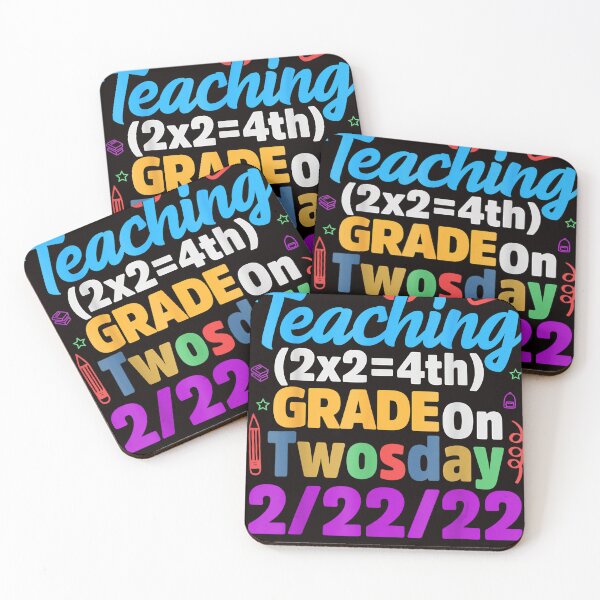 Item preview, Teaching 4th Grade on Twosday 2-22-2022 Math Teacher designed and sold by JasonButki.