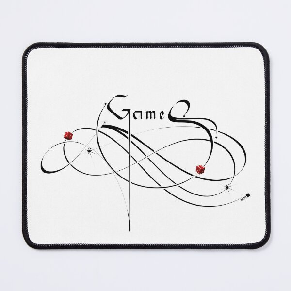 Item preview, Games, calligraphy designed and sold by AhMath.