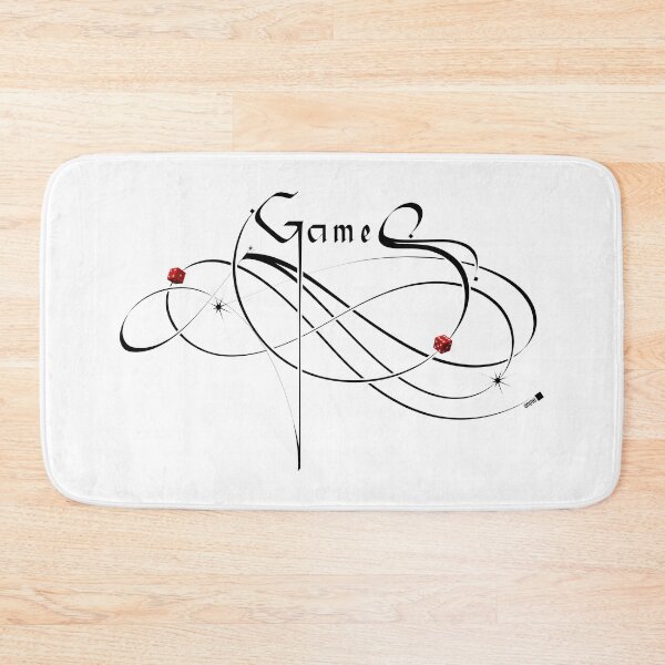 Item preview, Games, calligraphy designed and sold by AhMath.