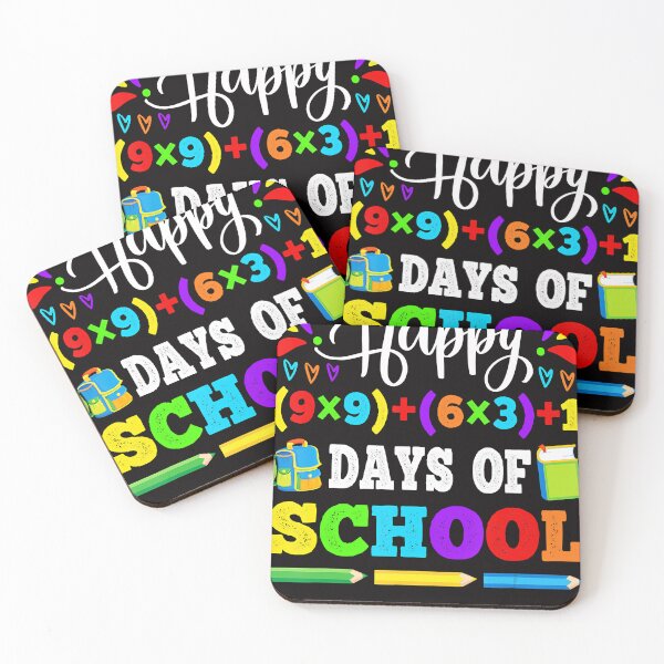 Item preview, Happy 100 Days of School 100th Math Equation Teacher Kids designed and sold by NathanielHast.