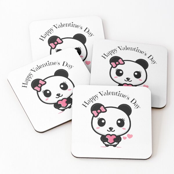 Item preview, Happy Valentine's Day Panda Design designed and sold by minimalconcept.