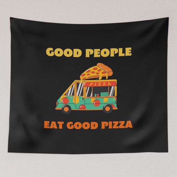 Item preview, Good People Eat Good Pizza Shirt designed and sold by PuPPuB.