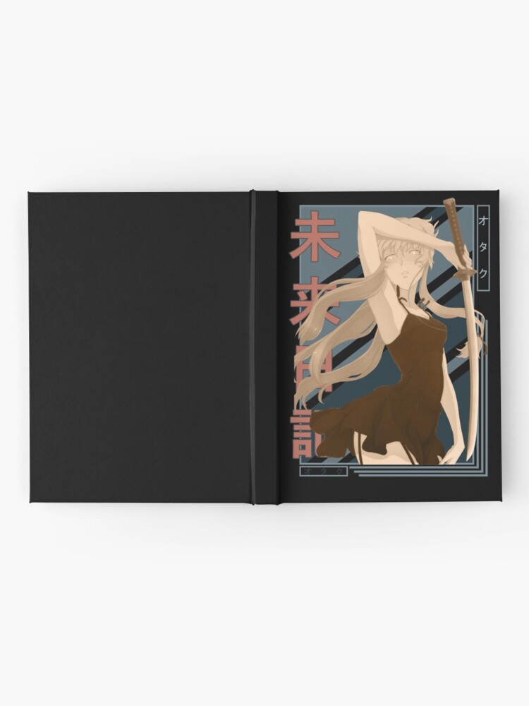 Yuno Gasai Future Diary Mirai Nikki Retro blue brown anime Design | Spiral  Notebook